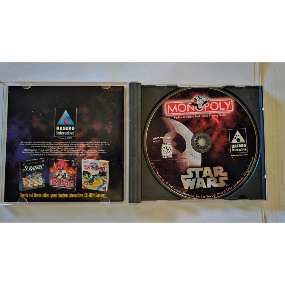 MONOPOLY STAR WARS CD-Rom Edition PC Windows 95 1997